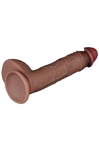 Lovetoy Dual Layered Silicone Dildo 23,5 cm - Lifelike dildo 5