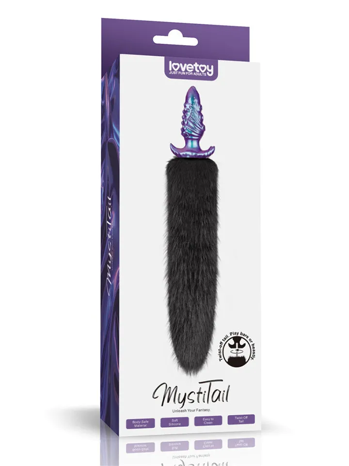 Lovetoy MystiTail Anal Plug With Tail 12 cm - Animal tail anal plug 6 [full]