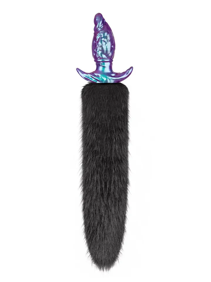 Lovetoy MystiTail Anal Plug With Tail 14 cm - Animal tail anal plug 1 [full]