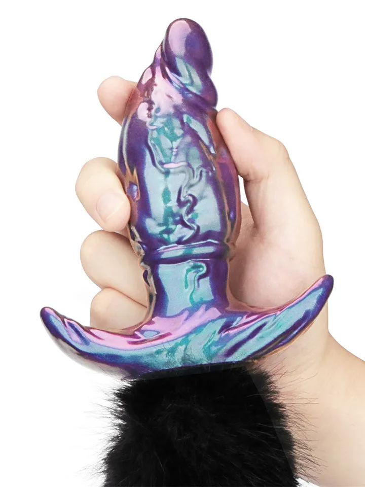 Lovetoy MystiTail Anal Plug With Tail 14 cm - Animal tail anal plug 2 [full]