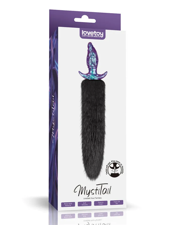 Lovetoy MystiTail Anal Plug With Tail 14 cm - Animal tail anal plug 7 [full]