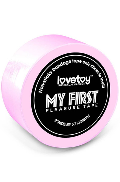 Lovetoy Non-Sticky Bondage Tape Pink 15m - Bondage-Band 1