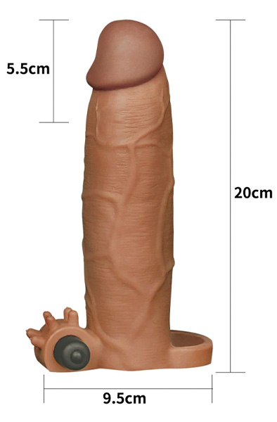 Lovetoy Pleasure X Tender Vibrating Penis Sleeve - Penisverlängerung/Penishülle 2