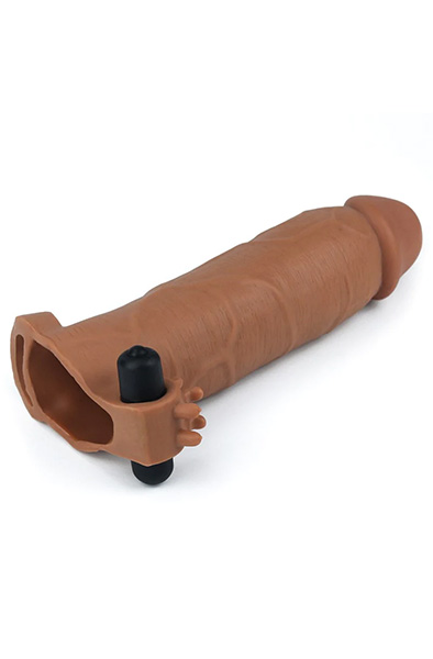 Lovetoy Pleasure X Tender Vibrating Penis Sleeve - Penisverlängerung/Penishülle 4