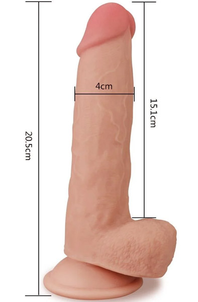 Lovetoy Skinlike Cock 20,5 cm - Dildo 3