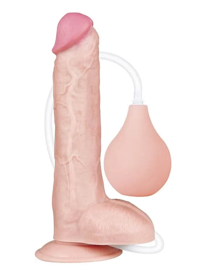 Lovetoy Squirt Extreme Dildo Flesh 25,5 cm - Squirting dildo 1 [full]