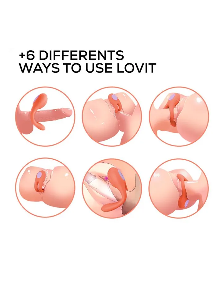 Lovit Vibrating Couple Toy Flexible With Remote - Couples vibrator 2 [full]