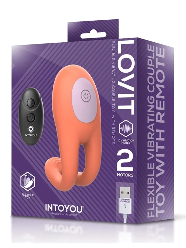 Lovit Vibrating Couple Toy Flexible With Remote - Couples vibrator 4 [full]