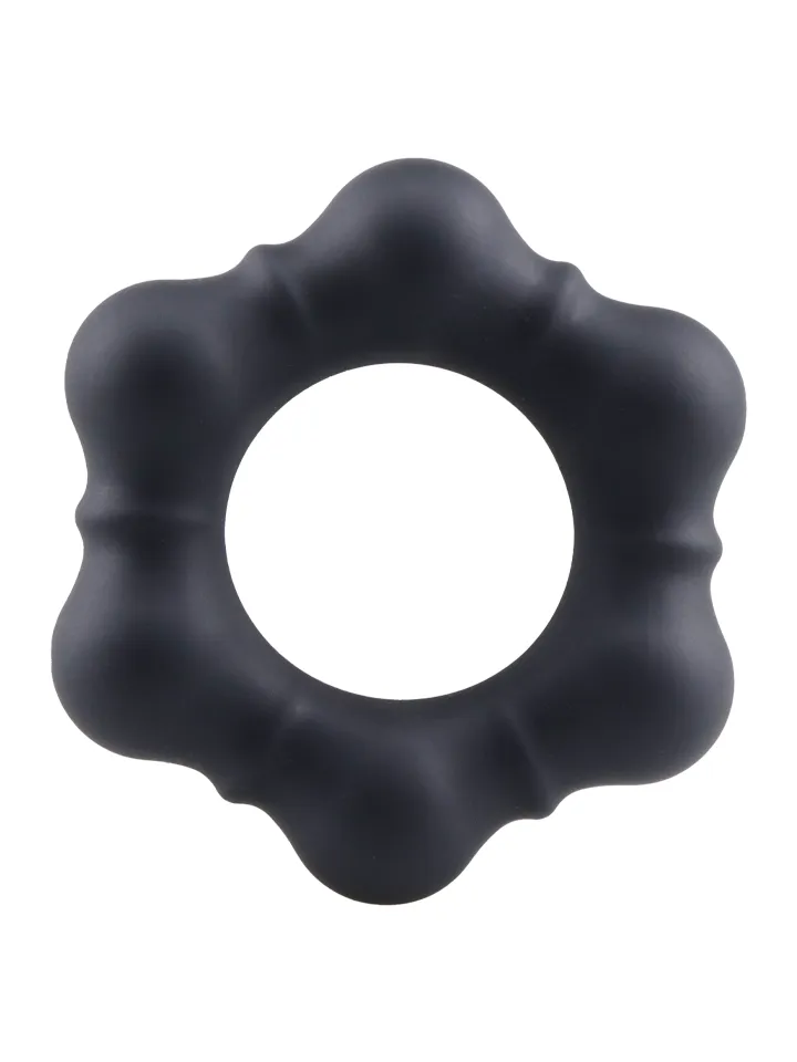 Luminous Silicone Cock Ring Black - Cock ring 2 [full]