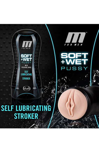 M For Men Soft & Wet Stroker Vanilla - Vagina-Masturbator 3