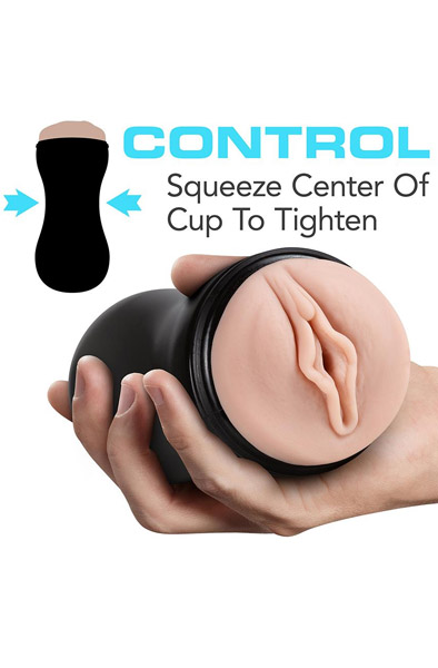 M For Men Soft & Wet Stroker Vanilla - Vagina masturbator 4