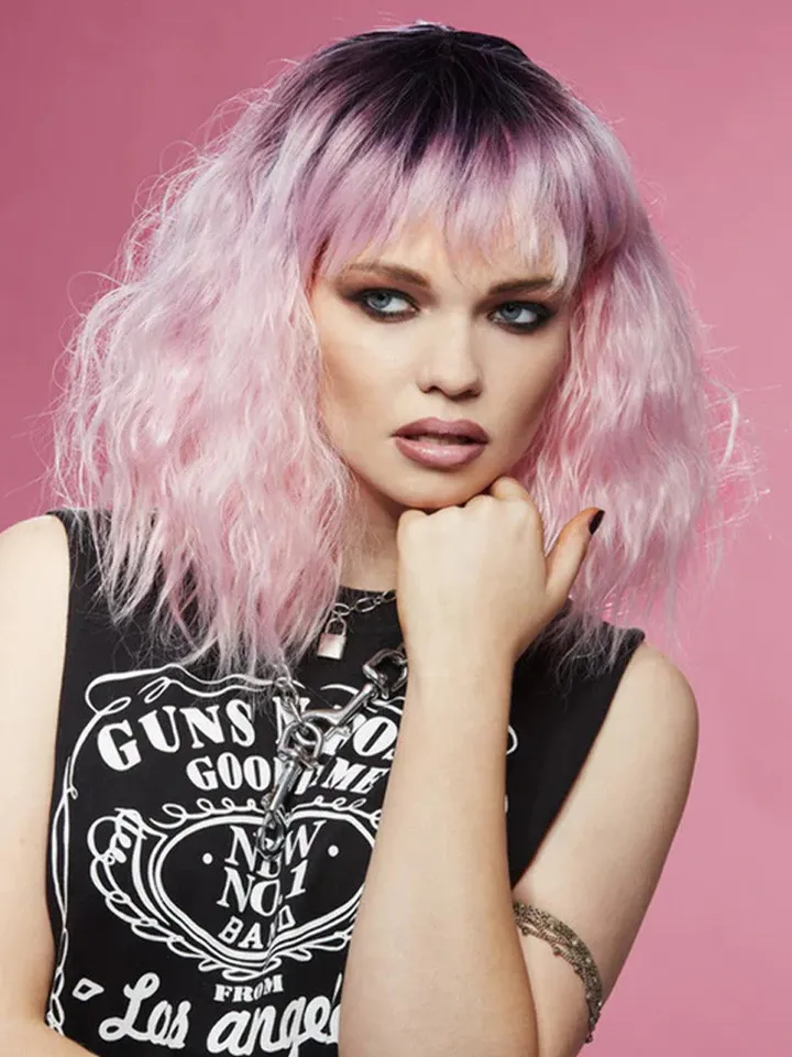 Manic Panic Ombre Pink Wig - Wig 1 [full]