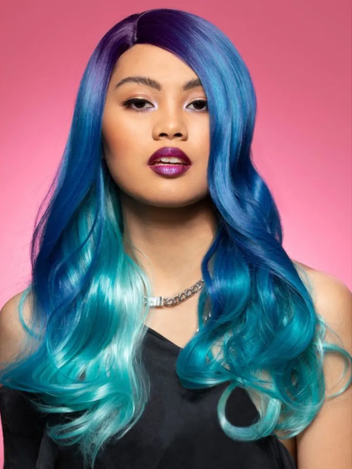 Manic Panic Two Tone Mermaid Wig - Wig 1 [full]