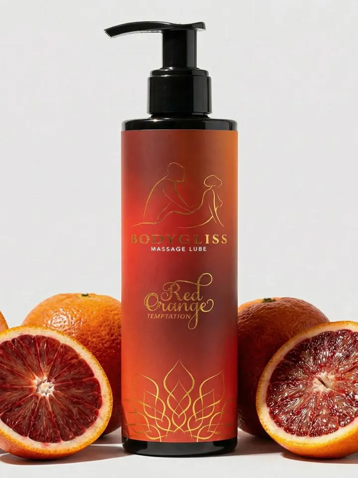 Massage Oil & Lubricant Red Orange Temptation 150 ml - Massage oil 2 [full]