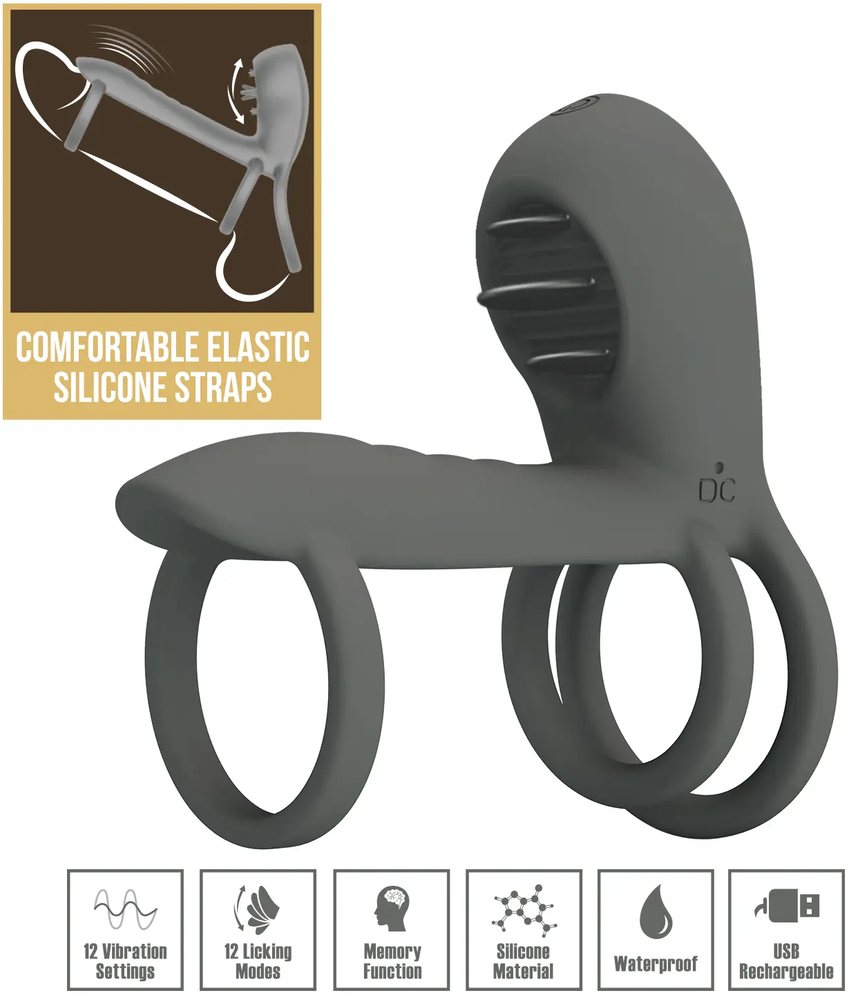 Master Ring Vibrating Cock Ring - Vibrating cock ring 1