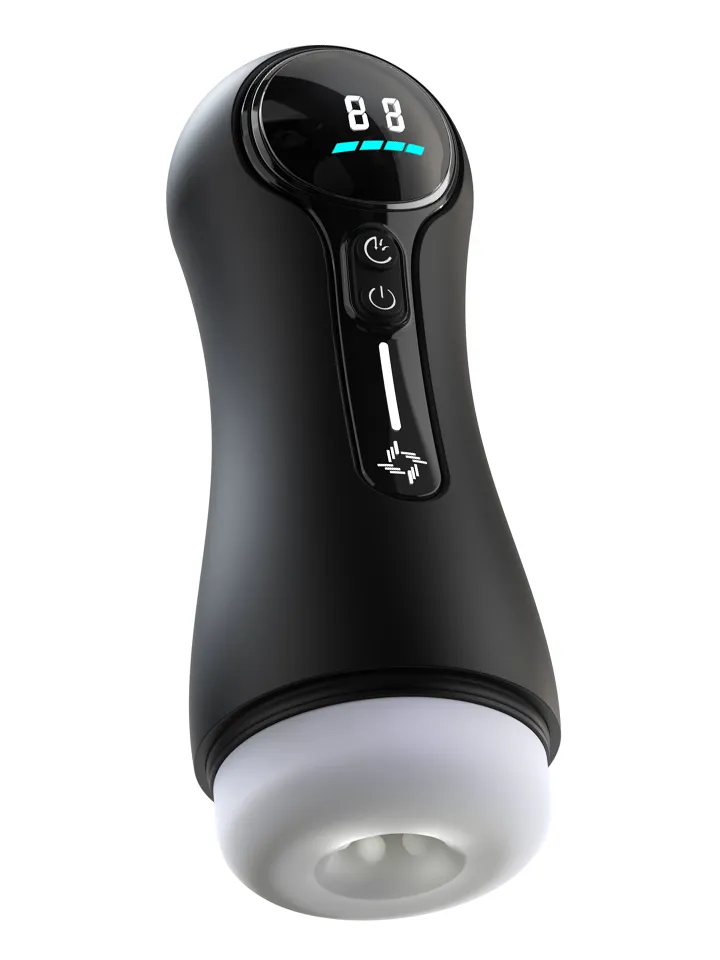 Masturbator With 4 Suction & 9 Vibration Modes - Masturbator 3 [full]