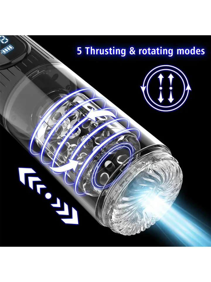 Masturbator With Suction, Rotating & Thrusting Motion - Automatic masturbator 2 [full]
