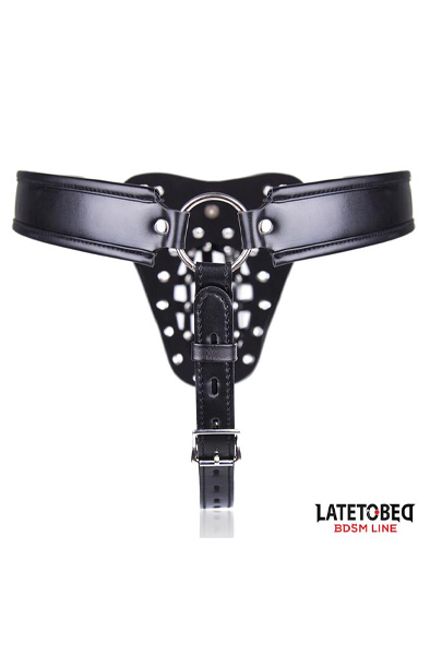 Mens Chastity Pants With Cage Adjustable - Chastity belt 4