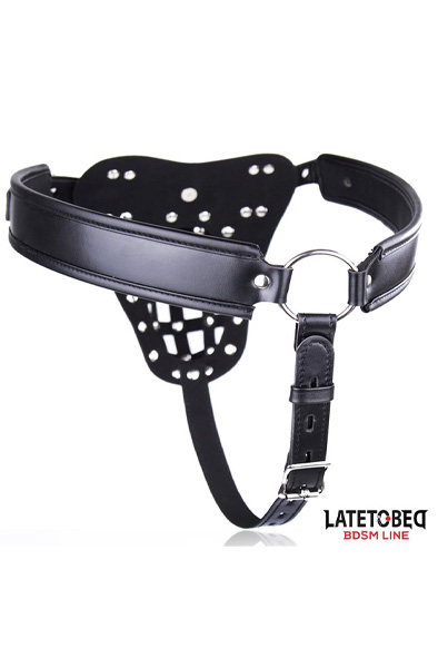 Mens Chastity Pants With Cage Adjustable - Chastity belt 5