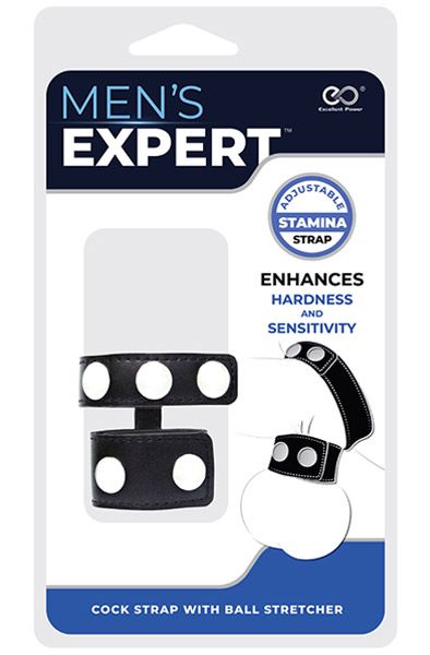 Mens Expert Cock Strap With Ball Stretcher - Ball stretcher 2