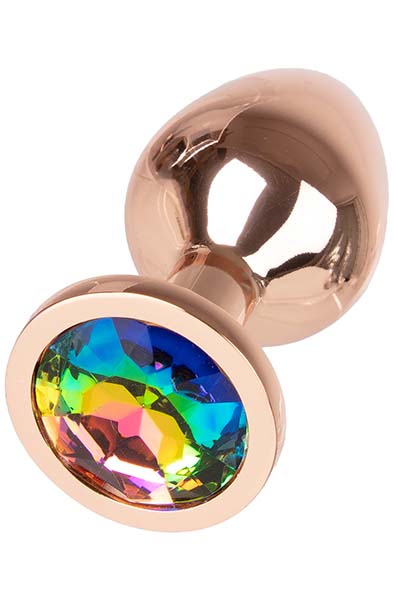 Metal Plug Rose Gold Medium 7 cm - Analplug aus Metall 2