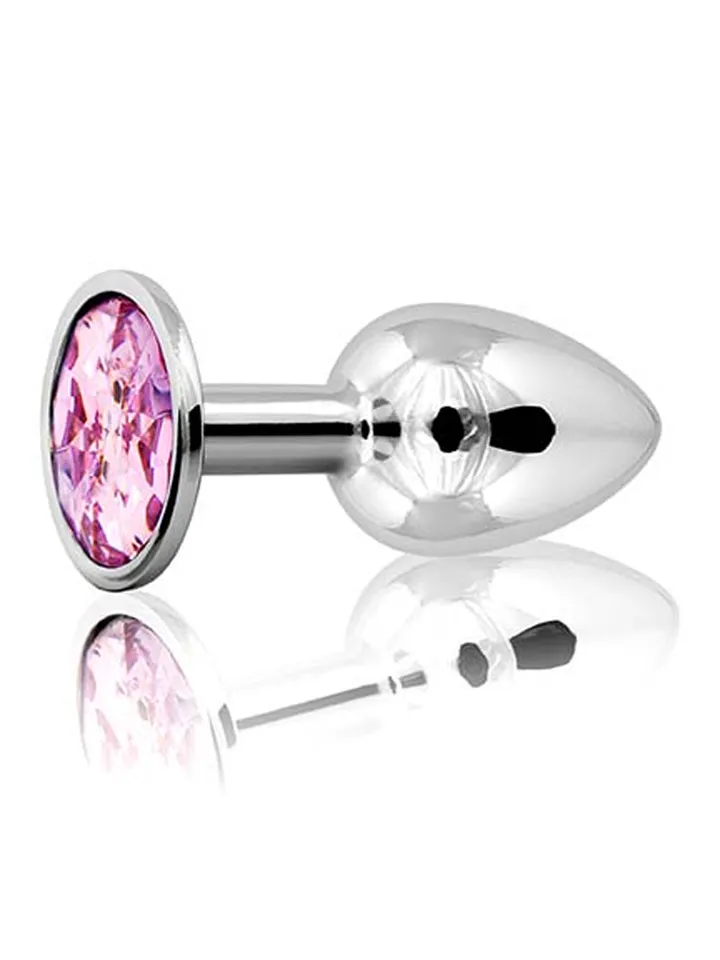 Metal Plug Silver/Pink Small - Anal plug metal 1 [full]