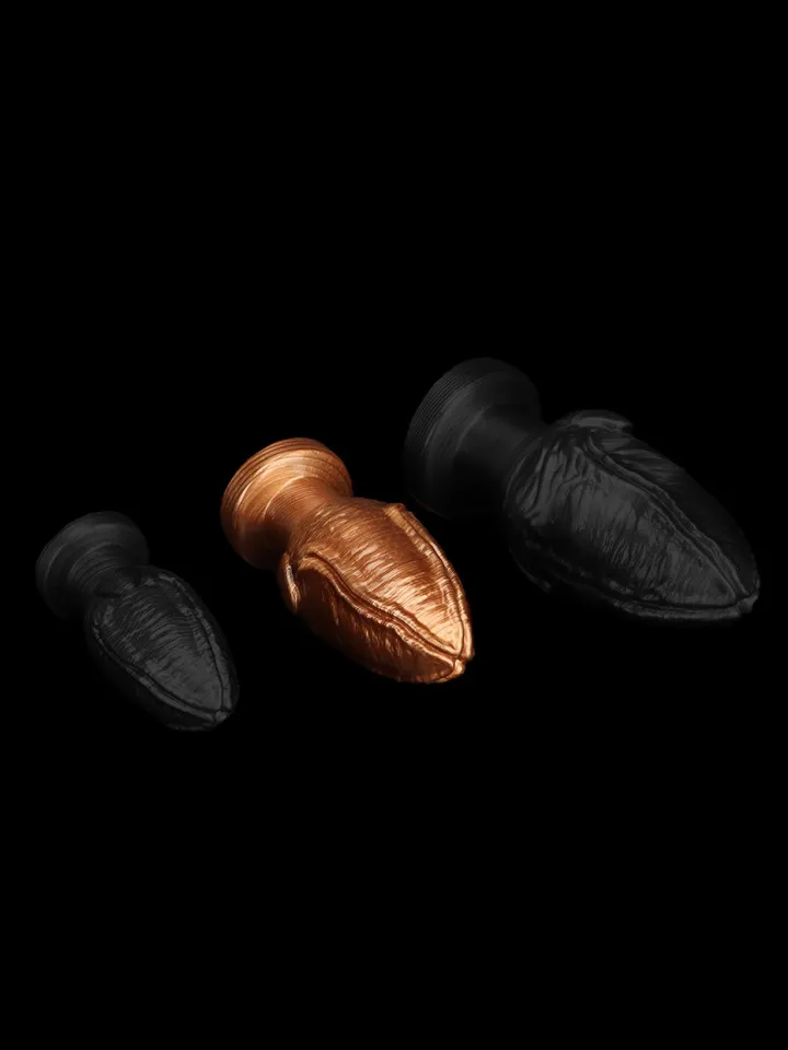 Metallic Fantasy Goldnut Plug Medium 15 cm - XL Buttplug 2 [full]