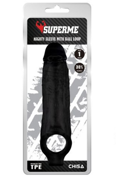 Mighty Loop Black Sleeve - Penisverlängerung/Penishülle 2