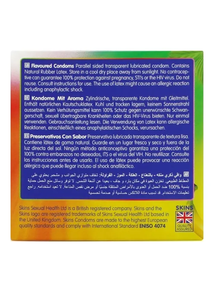 Mixed Flavored Condom 4-pack - Flavoured condoms 4 [full]