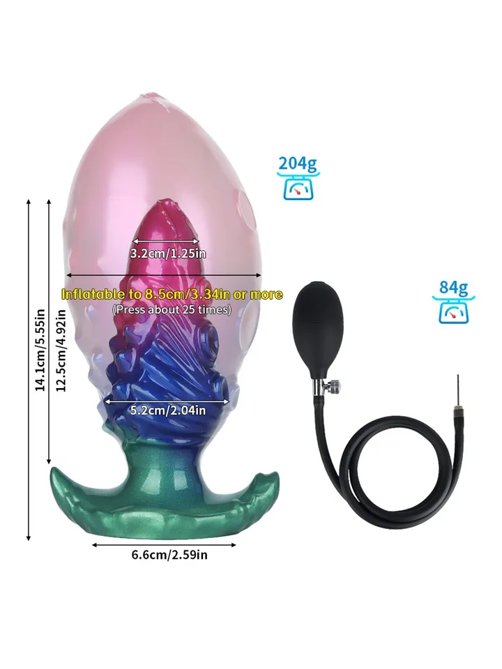 Monster Thrill Inflatable Plug 14 cm - Inflatable anal plug 2 [full]