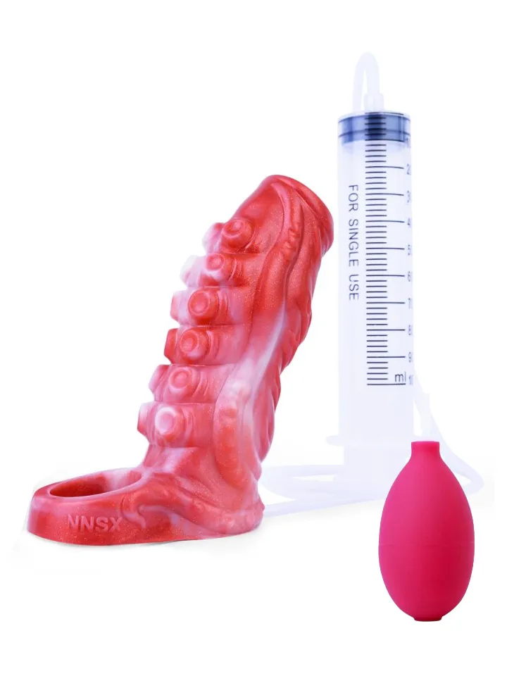 MonsterRed Calty Suqirt Sleeve 12 cm - Penis extender/penis sleeve 1 [full]