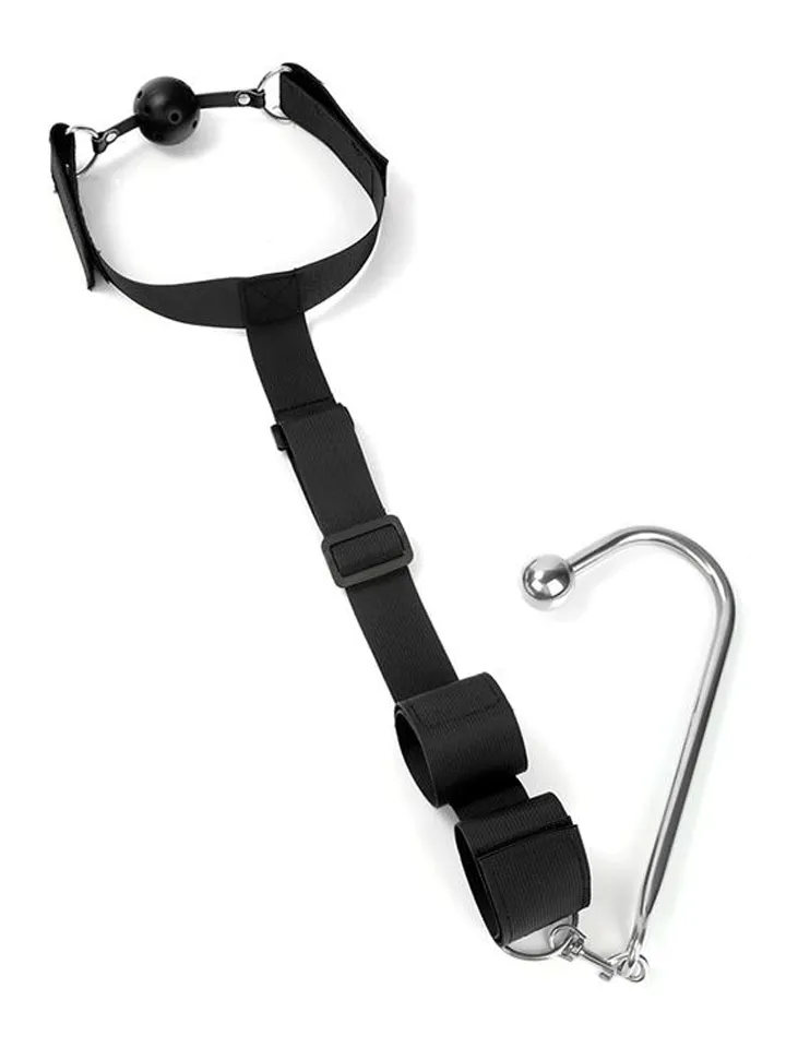 Mouth Gag With Cuffs & Anal Hook - Analkrok 1 [full]