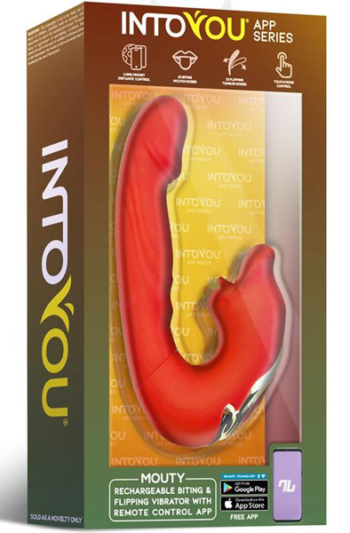 Mouty Vibe With Biting & Flipping With App - App-gesteuerter Vibrator 6