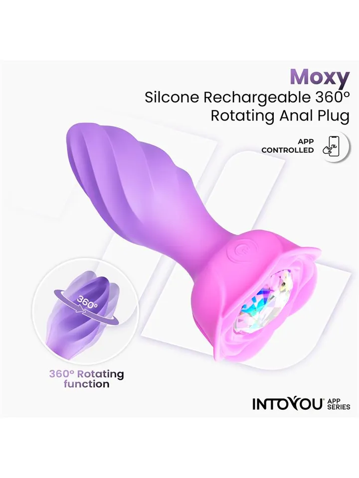 Moxy Butt Plug With 360 Rotation & App - Vibrating anal plug 3 [full]