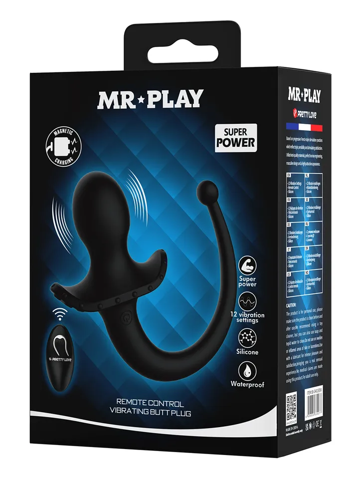 Mr. Play Remote Control Vibrating Butt Plug Tail - Vibrating anal plug 6 [full]