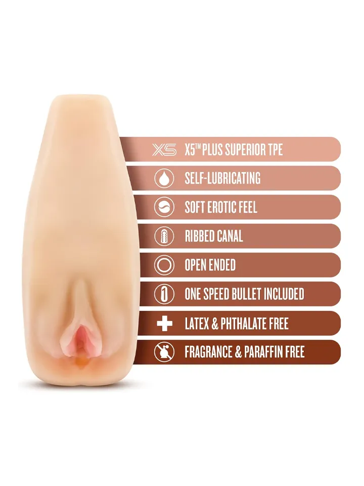 Natasha Soft & Wet Vibrating Stroker - Vibrating vagina masturbator 2 [full]