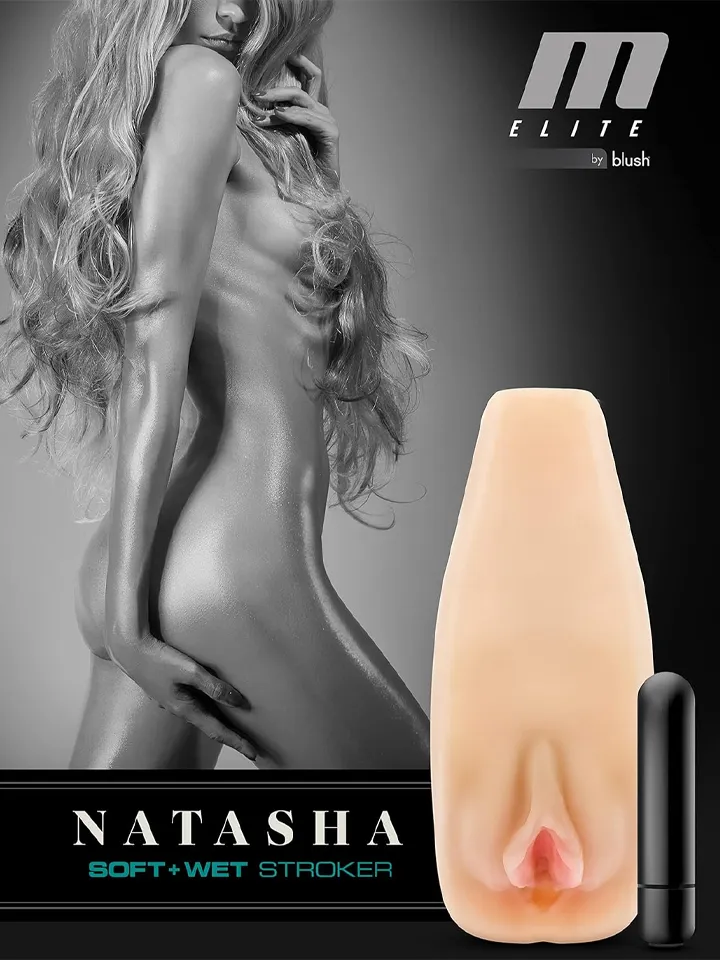Natasha Soft & Wet Vibrating Stroker - Vibrating vagina masturbator 5 [full]