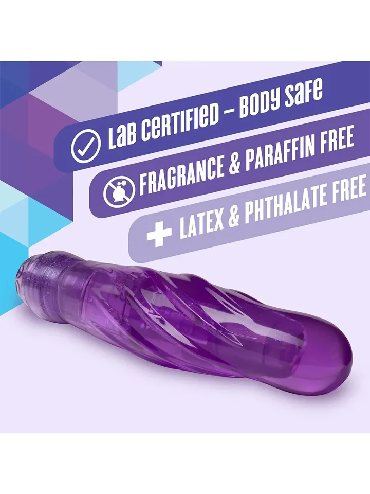 Naturally Yours Bachata Purple 16,5 cm - Vibrating dildo 4 [full]