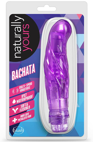 Naturally Yours Bachata Purple 16,5 cm - Vibrating dildo 5