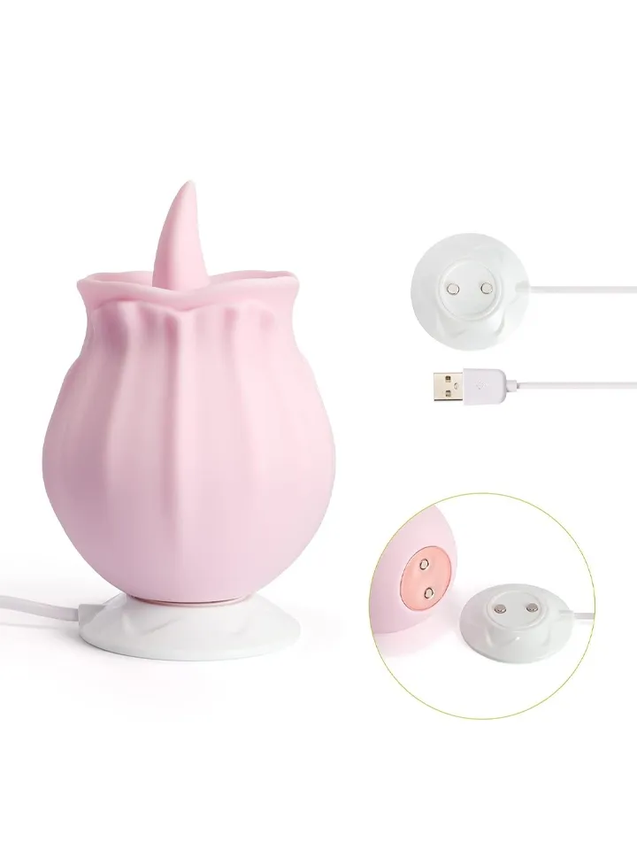 Nectar Clit Licking Rose Vibrator - Clitoral stimulator 3 [full]