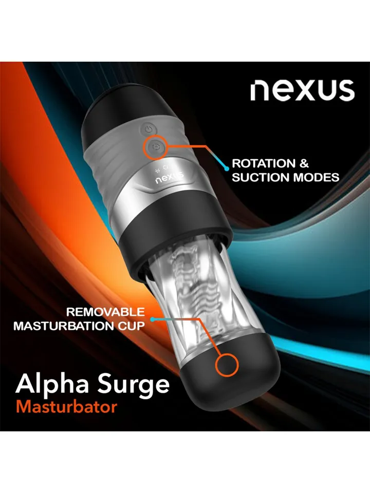 Nexus Alpha Surge Masturbator With Rotation & Suction - Automatic masturbator 2 [full]