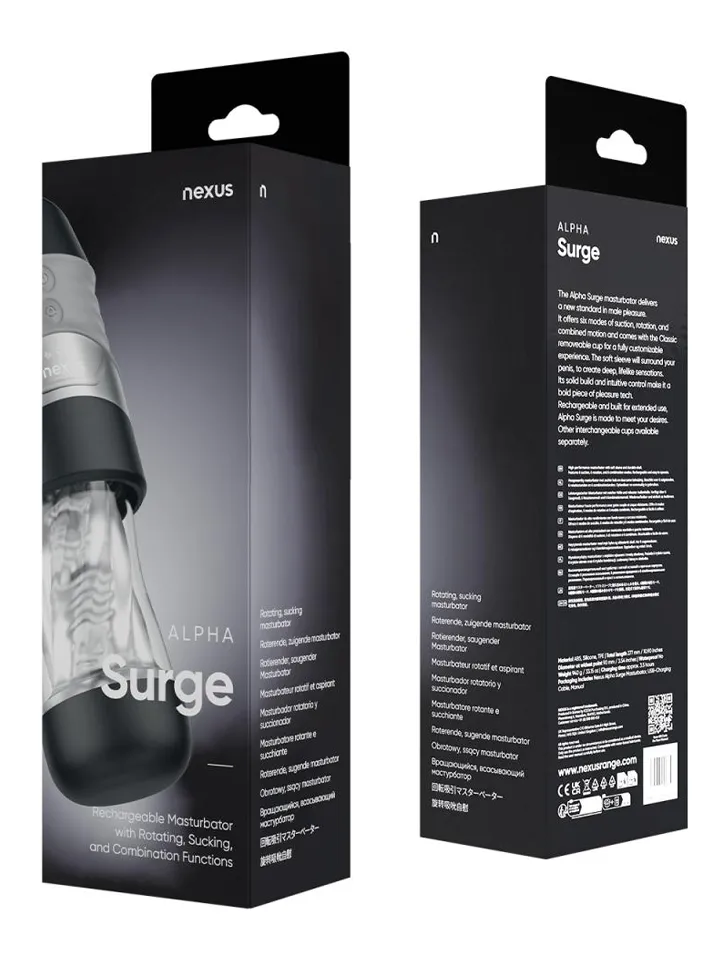 Nexus Alpha Surge Masturbator With Rotation & Suction - Automatic masturbator 3 [full]