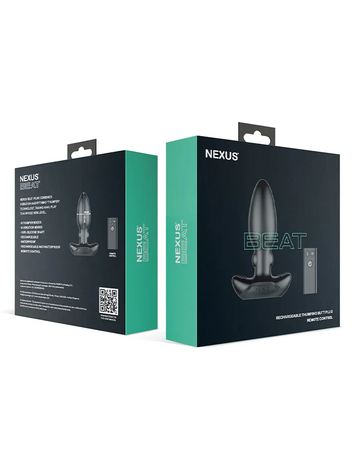 Nexus Beat Vibrating Thumping Butt Plug - Vibrating anal plug 4 [full]