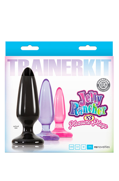NS Novelties Jelly Rancher Butt Plug Trainer Kit Multicolor - Analplug Set 2