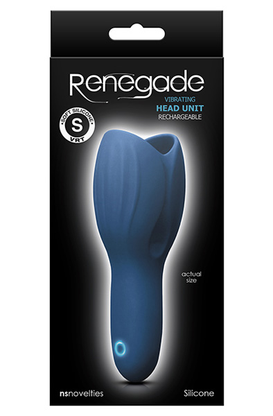 NS Novelties Renegade Head Unit Blue - Masturbator 2