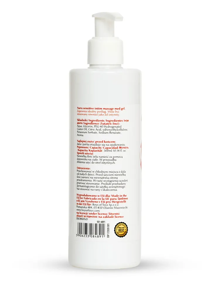 Nuru-Nuru Sensitive Intim Massage Gel 300 ml - Nuru gel 3 [full]