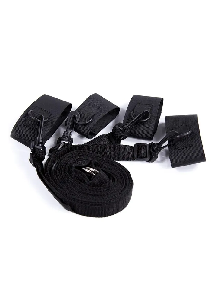 Nylon Velcro Bed Restraints With Plastic Hook - Wrist & ankle cuffs 1 [full]