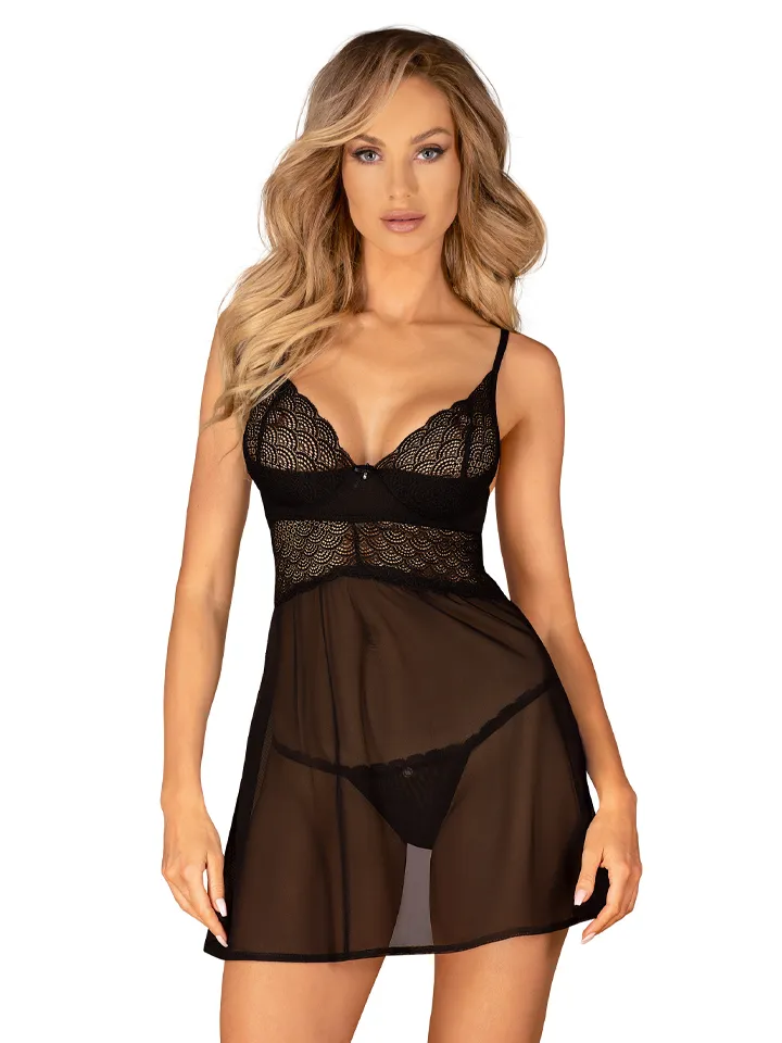 Obsessive Chemeris Babydoll & Thong - Babydoll lingerie 1 [full]