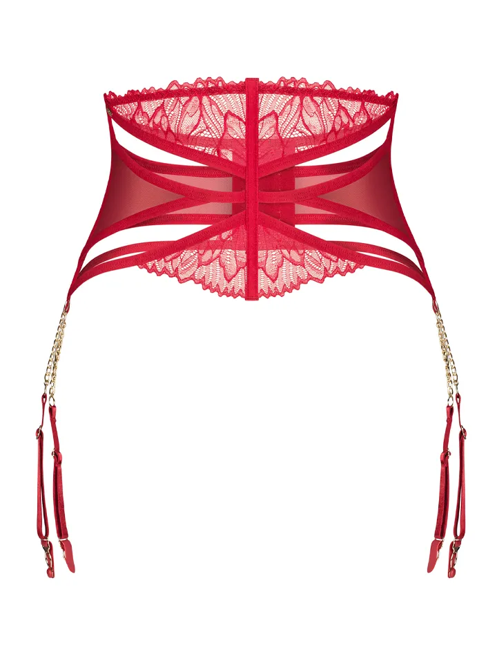 Obsessive Matildea Garter Belt Red - Garter belt holder 3 [full]