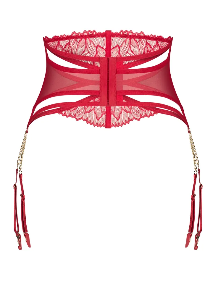 Obsessive Matildea Garter Belt Red - Garter belt holder 4 [full]
